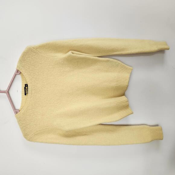 Rugby Ralph Lauren Sweaters - Ralph Lauren Rugby Shetland wool Cozy Lightweight yellow Sweater Vintage